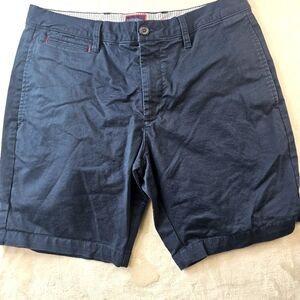Untuckit Shorts Men’s 34 St. Vincent Navy Blue Preppy 40500